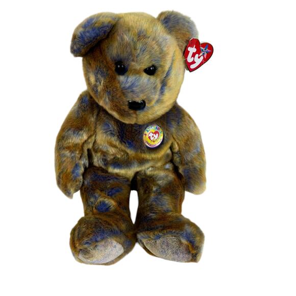 Beanie Babies Official Club Ty 2000 Plush Cubby III Bear Retired 14 inches - Picture 1 of 8